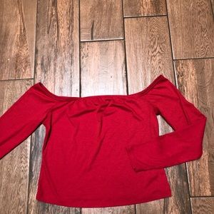 NWOT Mossimo off the shoulder ribbed top